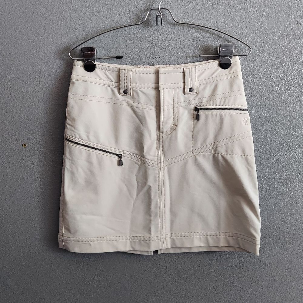 Athleta Tear Away B4 U Play Skirt Size 2 Style 45335 Zip Pockets